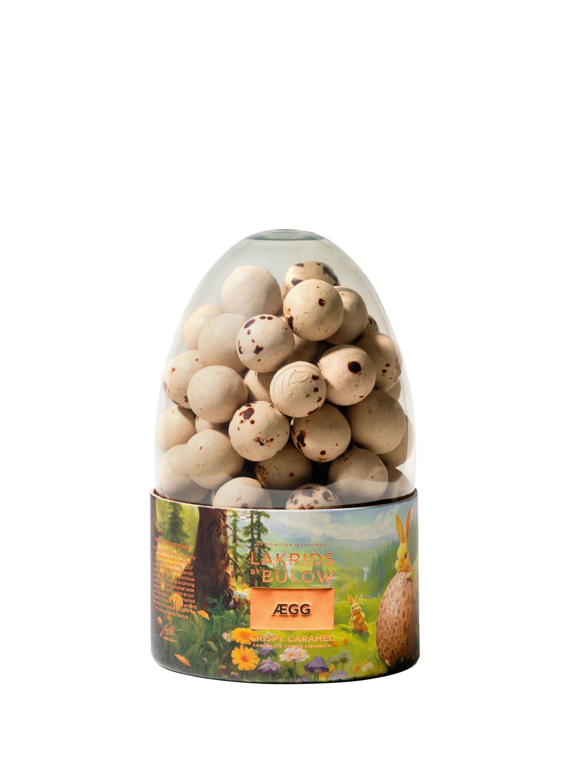 LAKRIDS BY BÜLOW Crispy Shell Caramel Chocolate Coated Liquorice Egg, 480g