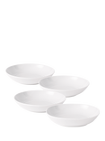 Royal Doulton Gordon Ramsay Maze Stoneware Pasta Bowl, Set of 4, 24cm, White