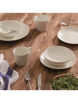 Royal Doulton Gordon Ramsay Maze Stoneware Pasta Bowl, Set of 4, 24cm - view 2, White