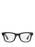 Ray-Ban Meta Wayfarer Glasses, Matte Black, Clear to G15 Green Transitions Lens