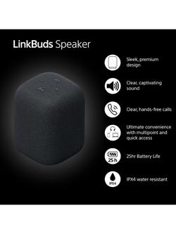 Sony SRS-LS1 LinkBuds Speaker Bluetooth Portable Speaker - view 2, Black