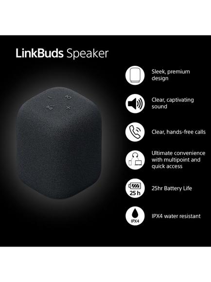Sony SRS-LS1 LinkBuds Speaker Bluetooth Portable Speaker - view 2, Black