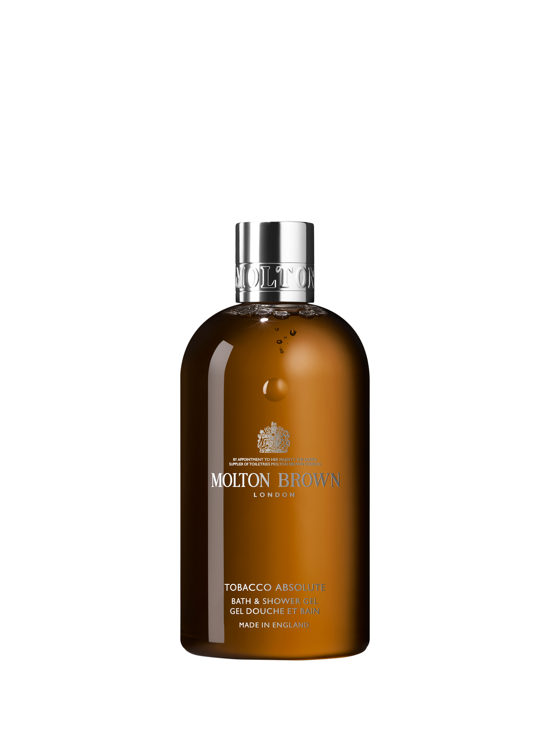 Product image 1 of 3, which shows Molton Brown Tobacco Absolute Bath & Shower Gel, 300ml