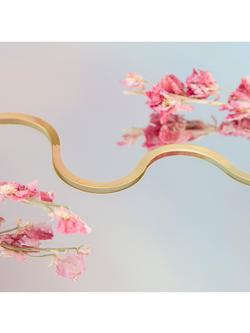 IBB 9ct Gold Herringbone Chain Bracelet, Gold - view 2, Gold