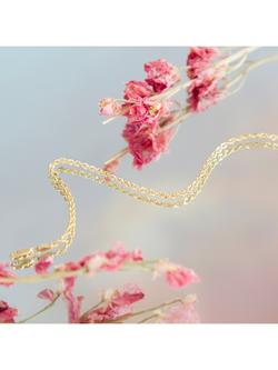 IBB 9ct Gold Rope Chain Bracelet, Gold - view 2, Gold