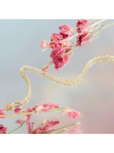 IBB 9ct Gold Rope Chain Bracelet, Gold - view 2, Gold