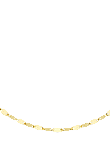 IBB 9ct Gold Forzatina Chain Necklace, Gold, Gold