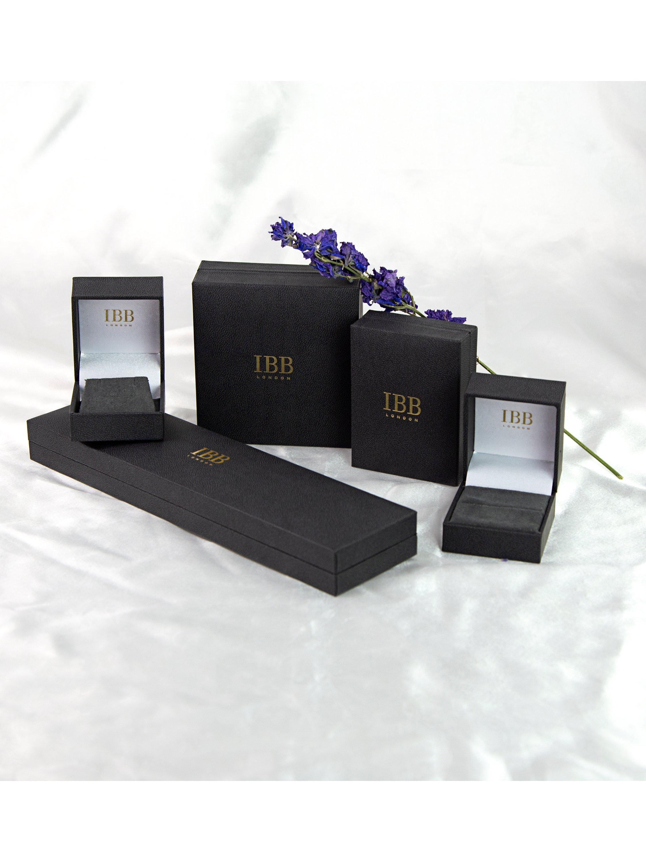 Product image 4 of 4, which shows IBB 18ct Yellow Gold 8-Sided Box Chain Necklace, Gold