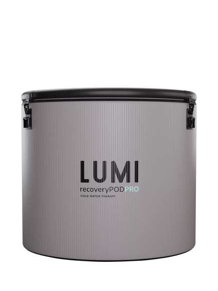 Lumi Therapy Recovery Pod PRO Ice Barrel, Stone Grey, 