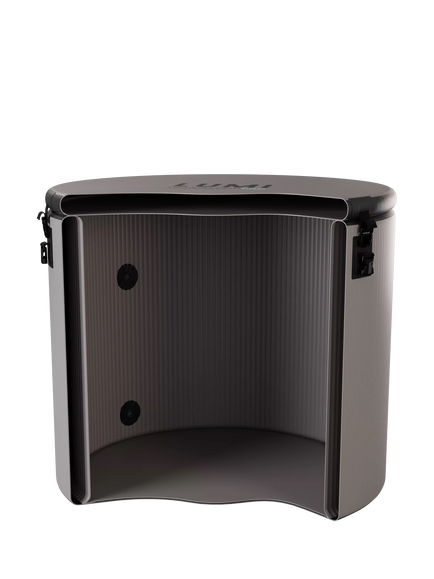 Lumi Therapy Recovery Pod PRO Ice Barrel, Stone Grey - view 2, 