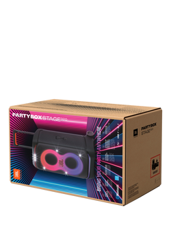 JBL PartyBox Stage 320 Bluetooth Portable Speaker with Lights, Black - view 2, Black