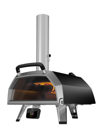 Ooni Karu 2 Pro Multi Fuel Portable Outdoor Pizza Oven with Smart Ooni Connect, Black