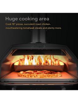 Ooni Karu 2 Pro Multi Fuel Portable Outdoor Pizza Oven with Smart Ooni Connect - view 2, Black