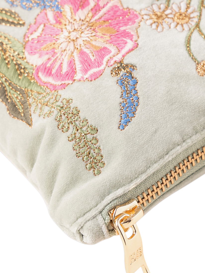 Elizabeth Scarlett Pressed Flowers Pure Organic Cotton Pouch