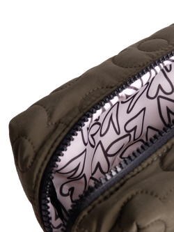 Caroline Gardner Quilted Flower Cosmetic Bag, Multi - view 2, Multi