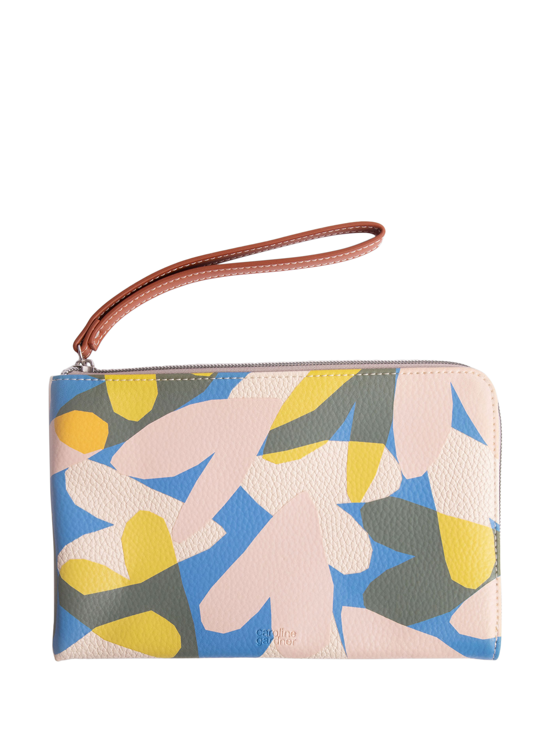 Caroline Gardner Confetti Hearts Travel Pouch, Multi