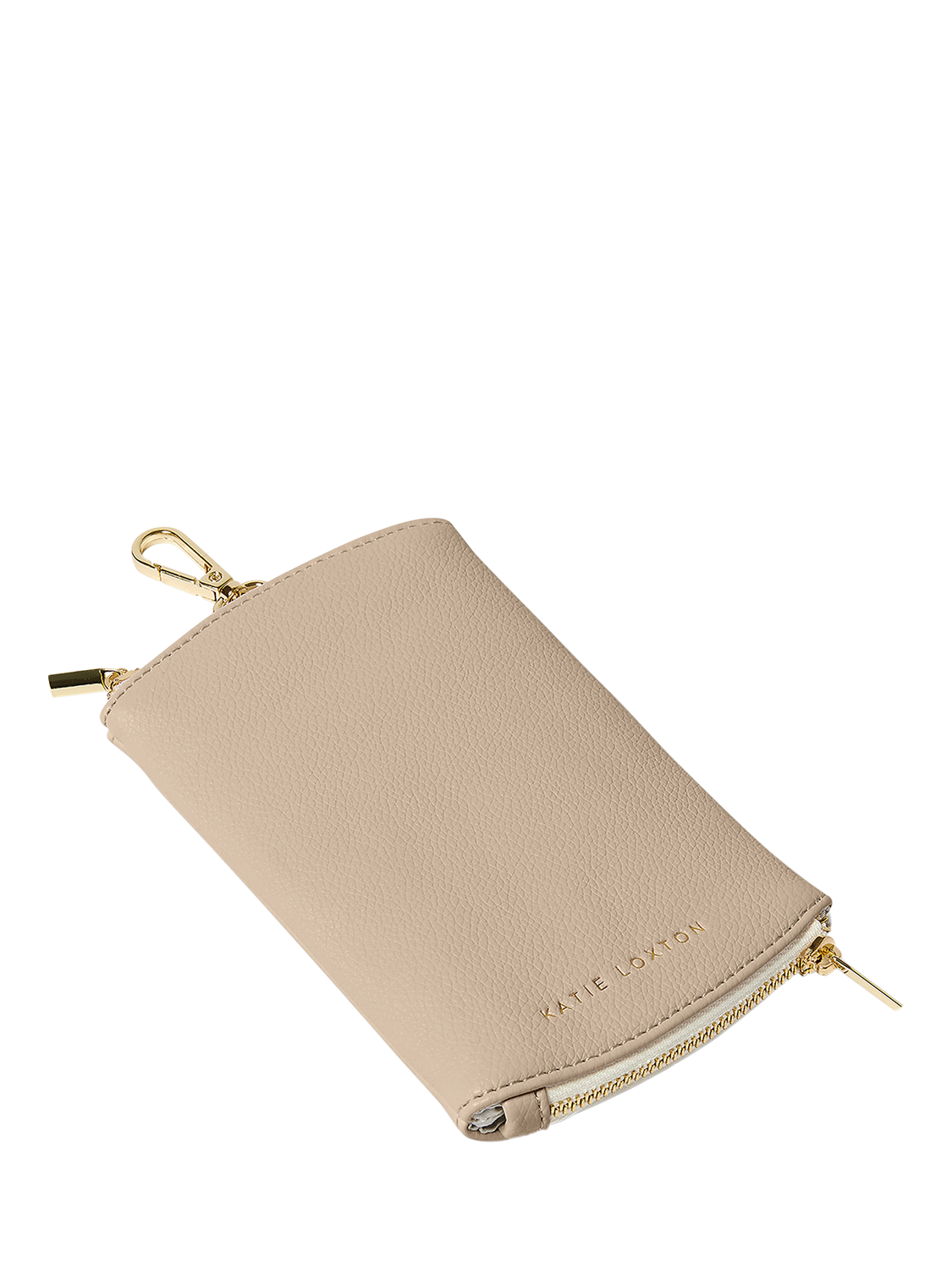 Product image 3 of 5, which shows Katie Loxton Clip-On Sunglasses Case, Light Taupe
