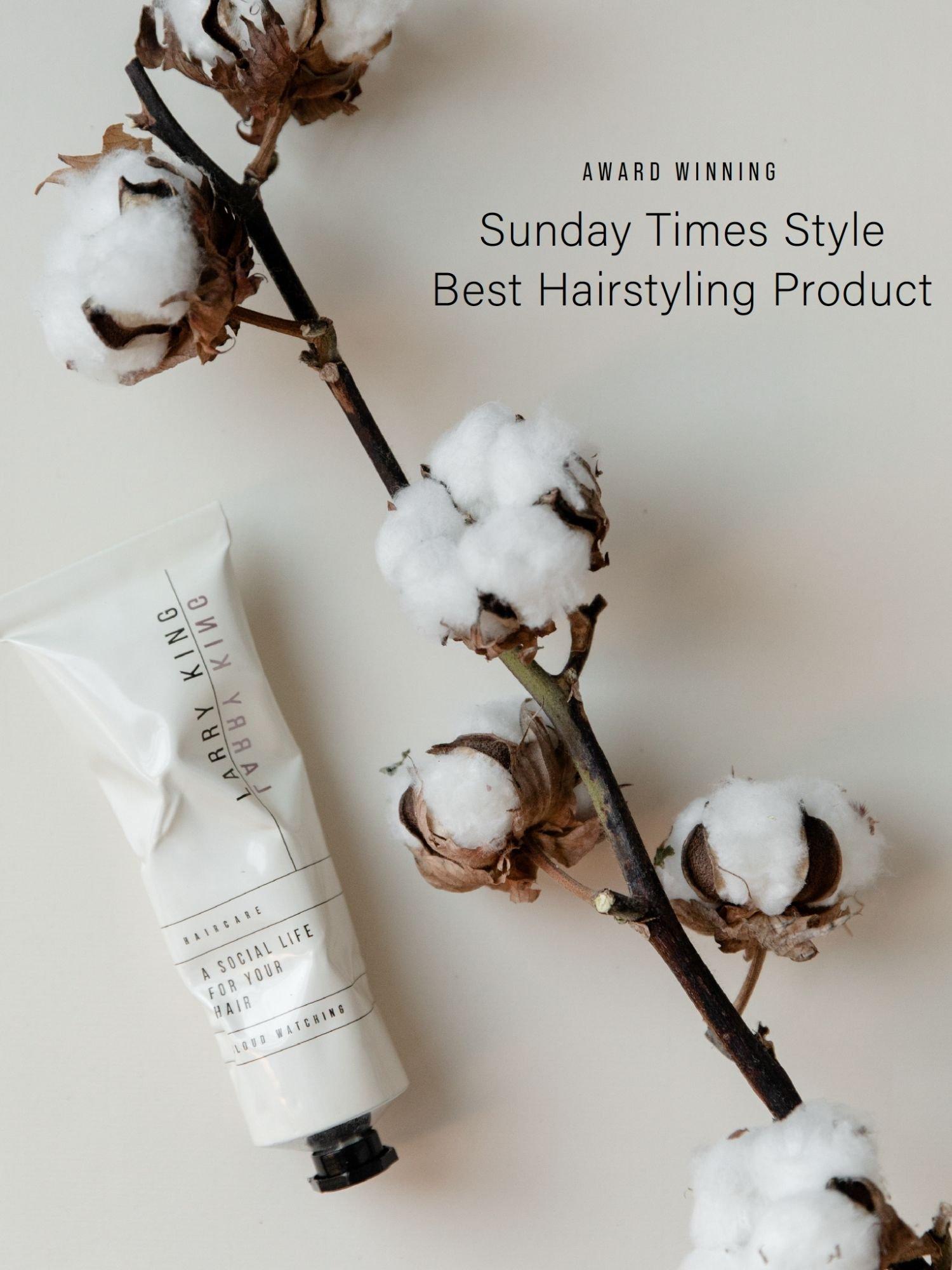 Product image 2 of 5, which shows Larry King A Social Life For Hair Satin Finishing Cream, 100ml