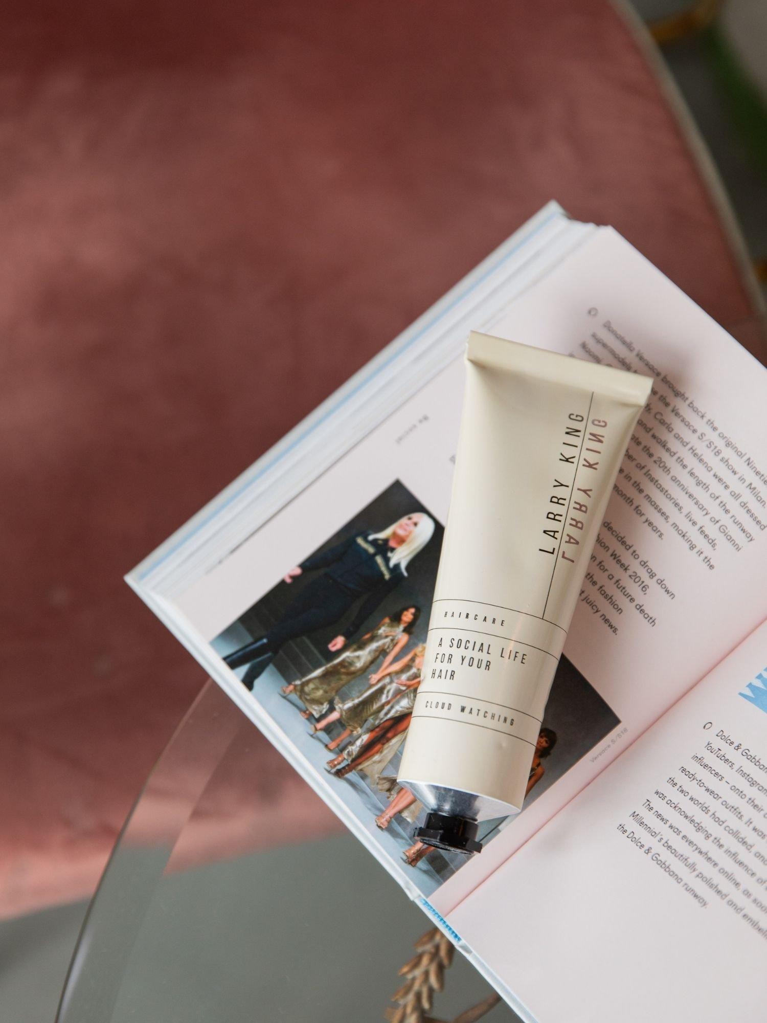 Product image 3 of 5, which shows Larry King A Social Life For Hair Satin Finishing Cream, 100ml