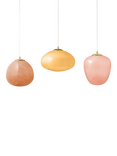 MADE Adrienne Diner Triple Pendant Ceiling Light, Pink