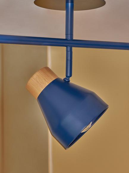 MADE Albert Spotlight Ceiling Bar - view 2, Navy