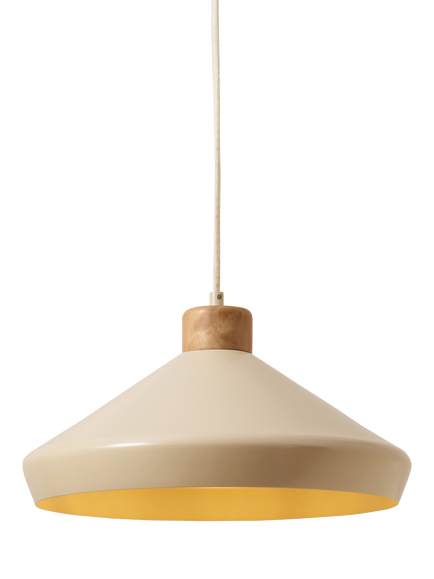 MADE Albert Pendant Ceiling Light, Cream