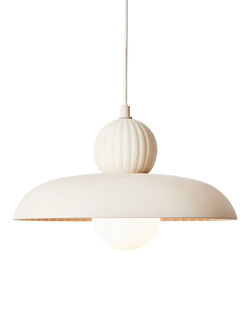 MADE Eliya Pendent Ceiling Light, White, White