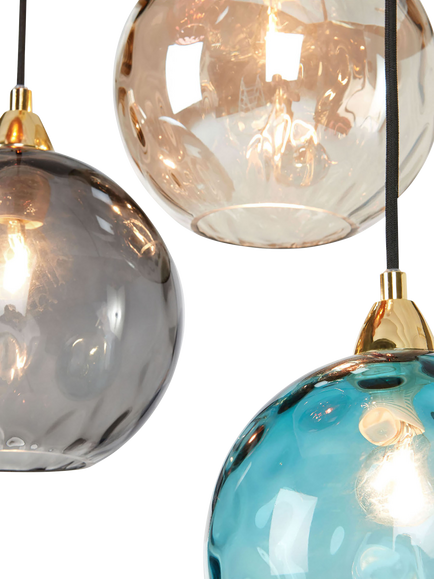 MADE Ilaria Cluster Pendant, 5 Light - view 2, Multi