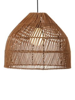 MADE Java Rattan Lamp Shade, 42cm, Dark Brown