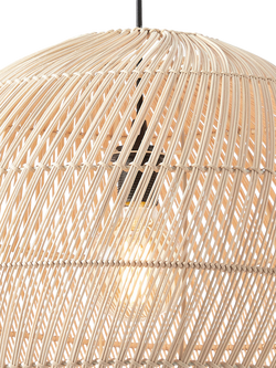 MADE Java Round Ceiling Shade, Natural - view 2, Light Natural