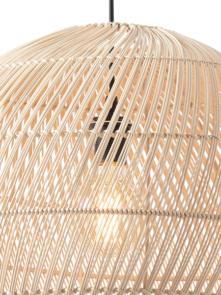 MADE Java Round Ceiling Shade, Natural - view 2, Light Natural