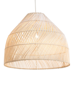 MADE Java Tapered Ceiling Shade, Natural, Light Natural