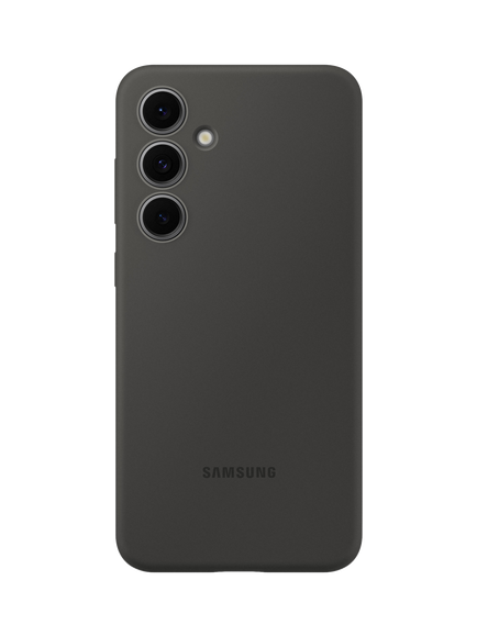 Samsung Galaxy S24 FE Silicone Case, Black, Black