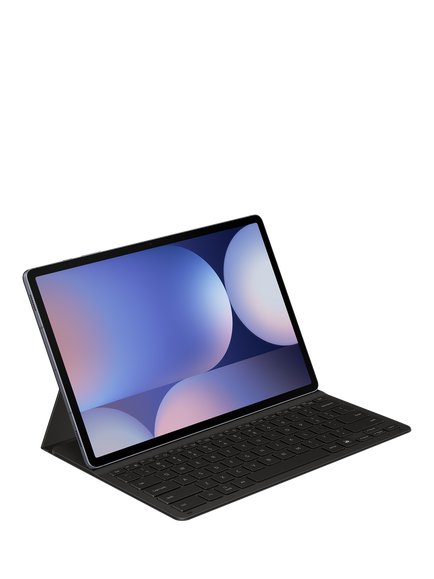 Samsung AI Book Cover Keyboard Slim for Galaxy Tab S10+, S9+, S9 FE+, Black, Black