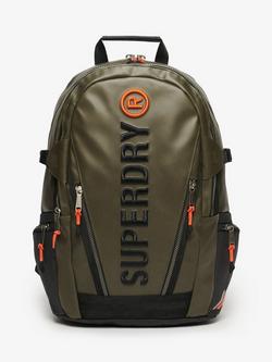 Superdry Tarp Embroidered Rucksack, Khaki