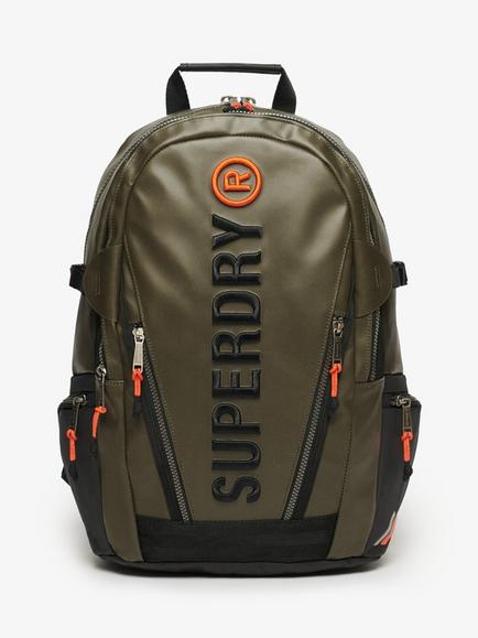 Superdry Tarp Embroidered Rucksack - view 2, Khaki