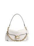 Coach Chain Tabby Leather Crossbody Bag, B4/Chalk