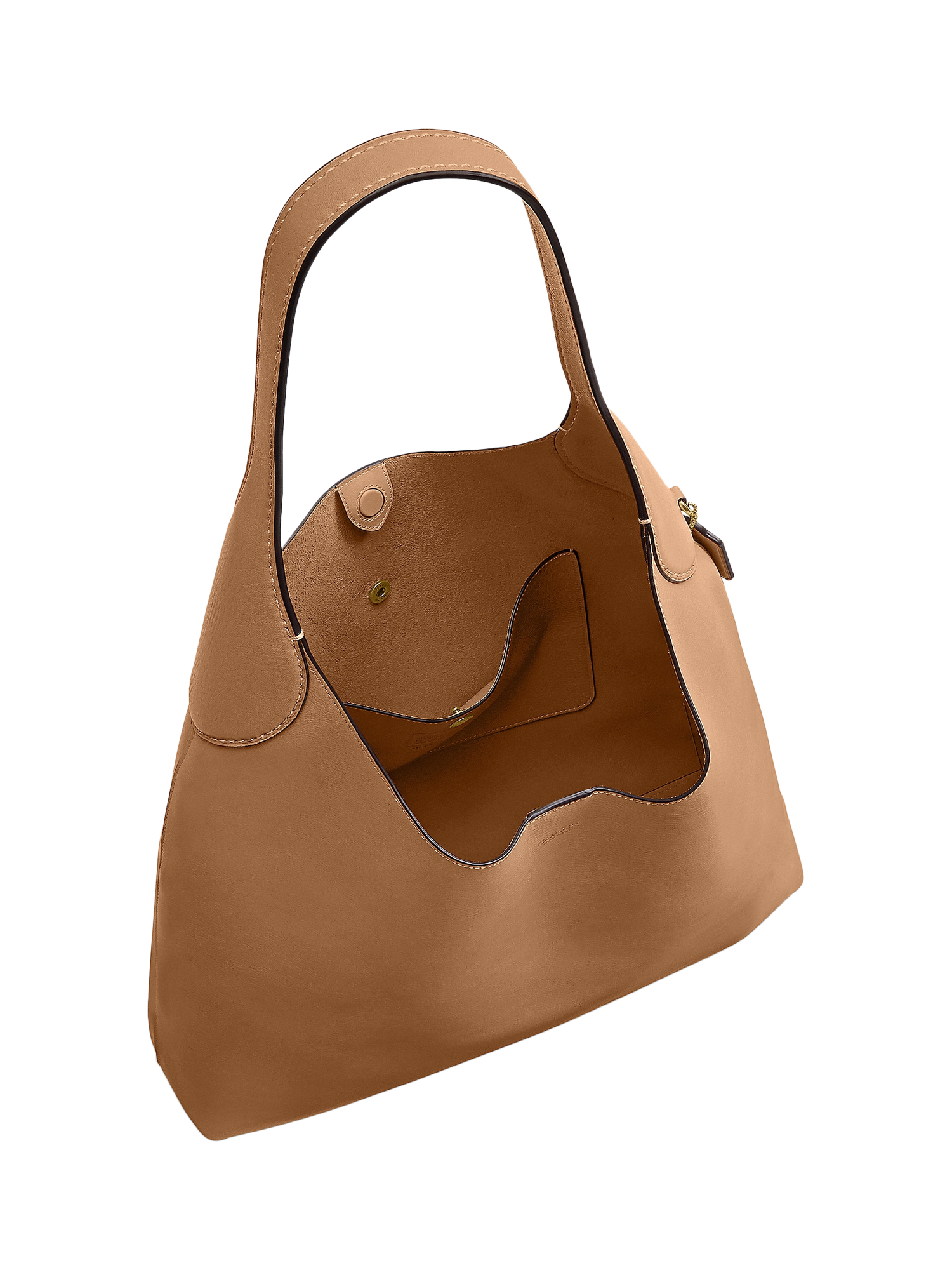 Product image 3 of 4, which shows Coach Brooklyn 39 Leather Bag, Honey Brown