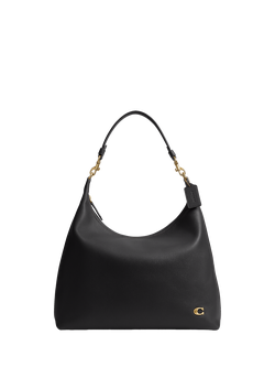 Coach Juliet 38 Leather Shoulder Bag, Black