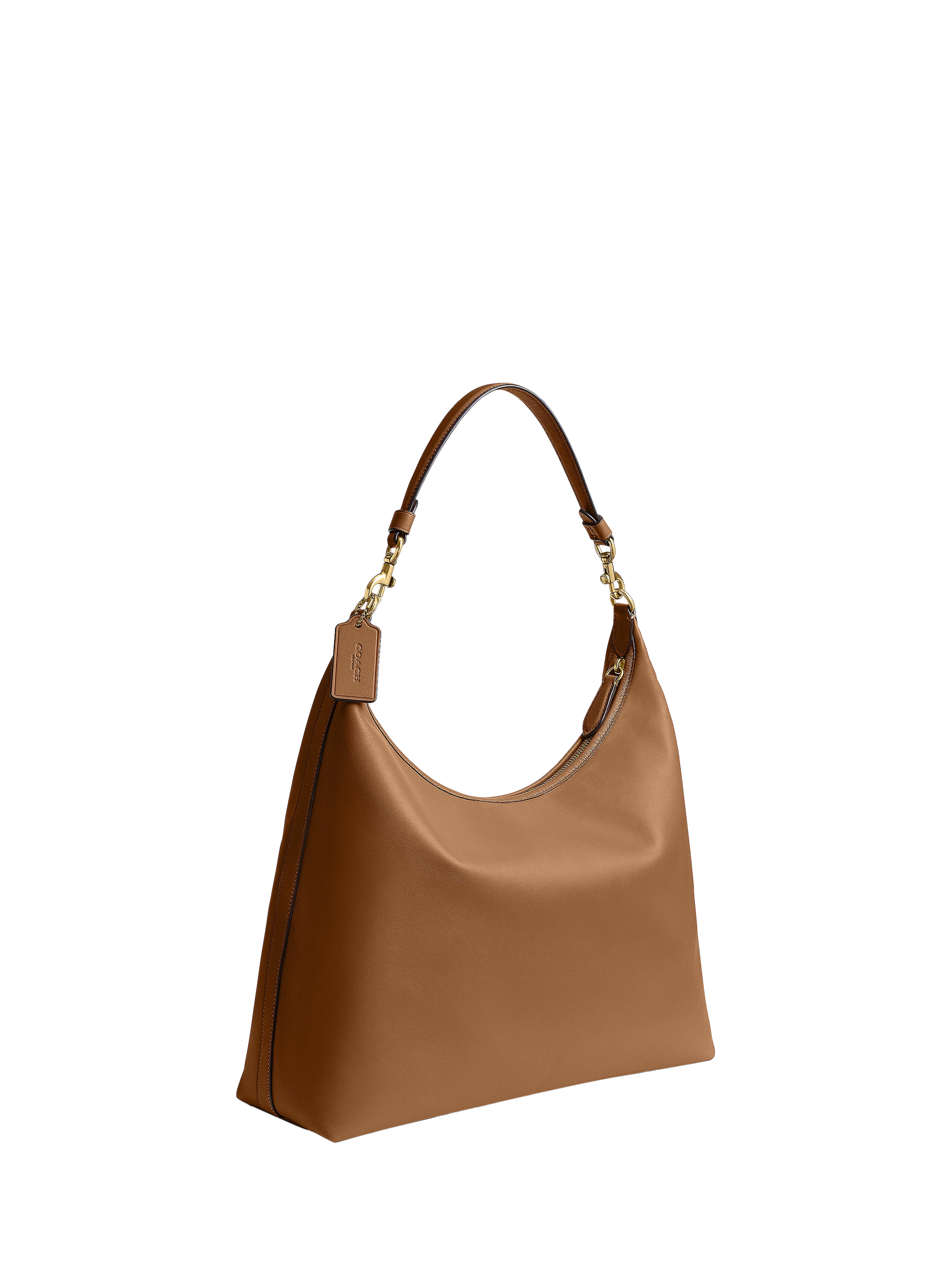 Product image 2 of 4, which shows Coach Juliet 38 Leather Shoulder Bag, Honey Brown