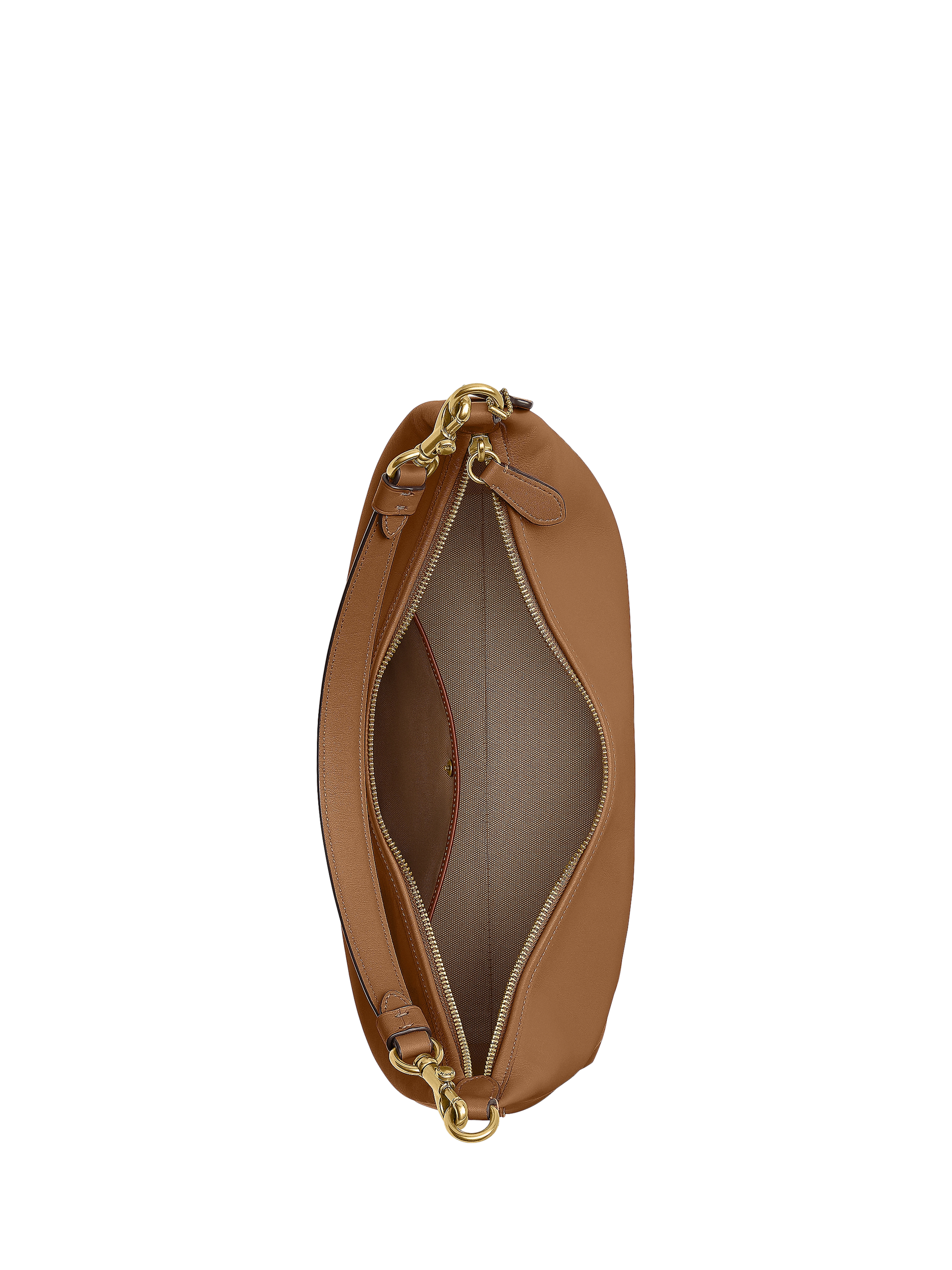 Product image 3 of 4, which shows Coach Juliet 38 Leather Shoulder Bag, Honey Brown
