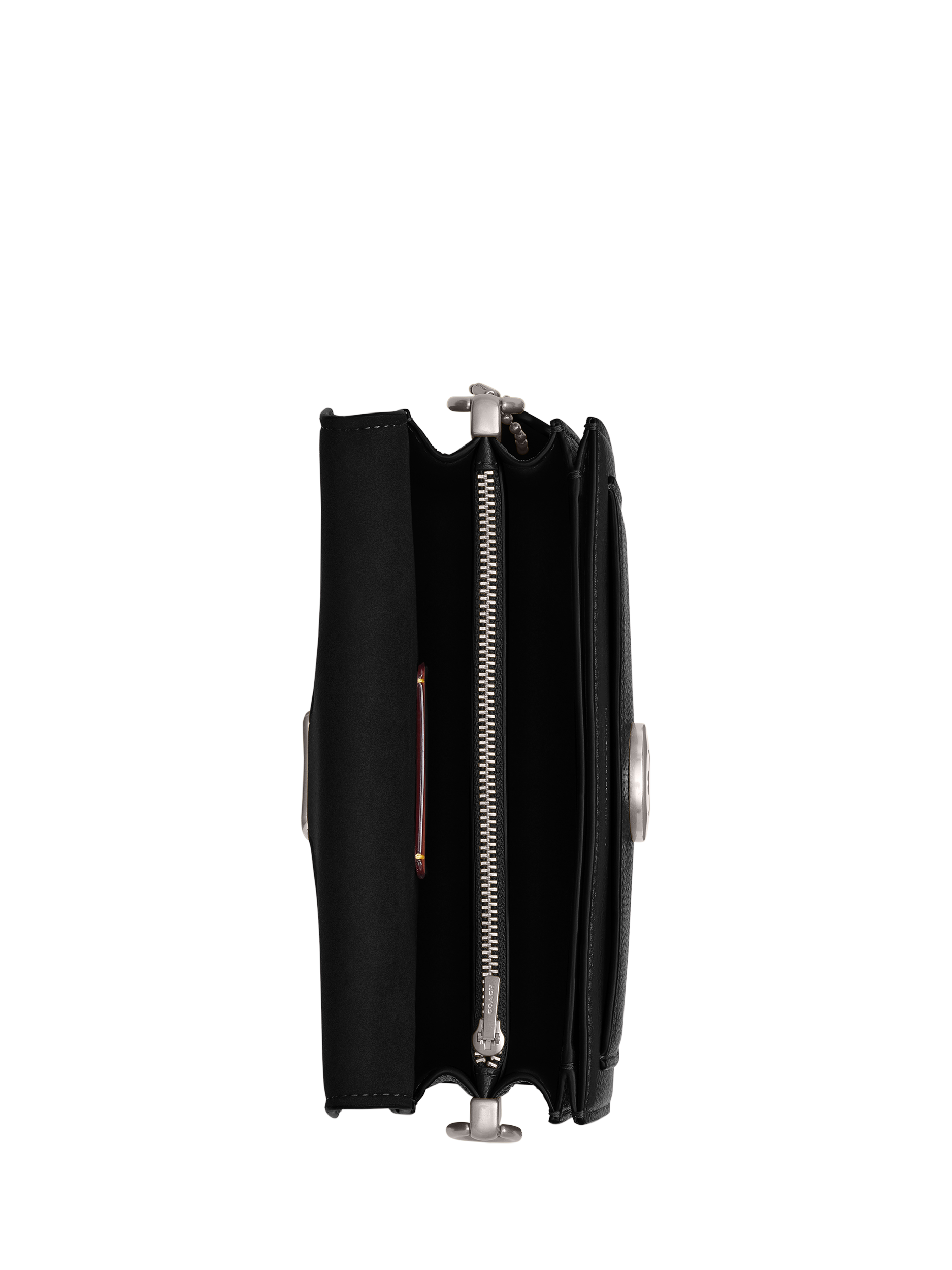 Product image 3 of 3, which shows Coach Tabby Petite 20 Pebble Leather Shoulder Bag, Black