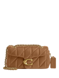 Coach Tabby 20 Quilted Leather Shoulder Bag, Honey Brown