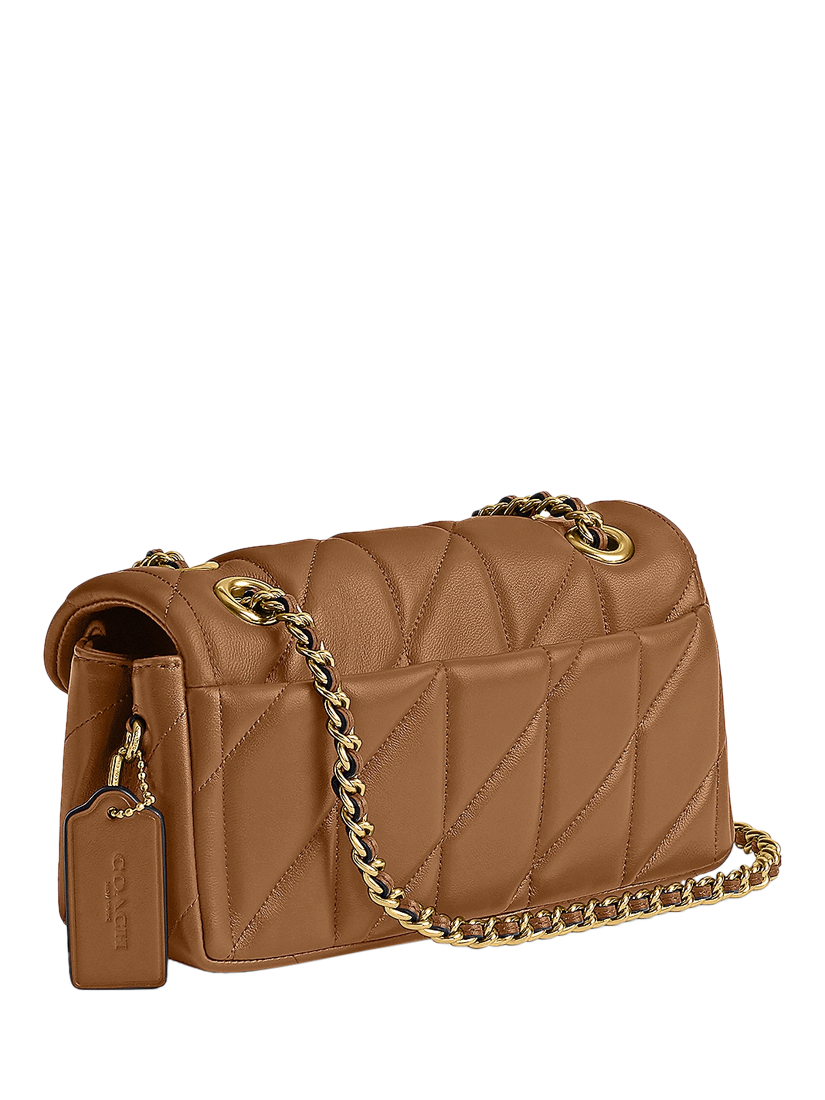 Product image 2 of 4, which shows Coach Tabby 20 Quilted Leather Shoulder Bag, Honey Brown