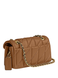 Coach Tabby 20 Quilted Leather Shoulder Bag, Honey Brown