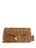 Coach Tabby 26 Quilted Leather Shoulder Bag, Honey Brown