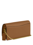 Coach Evie Long Leather Wallet on Chain