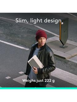 Logitech Keys-to-Go 2 Wireless Keyboard, Graphite - view 2, Graphite