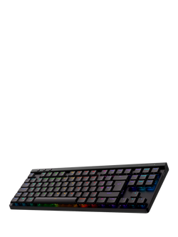Logitech G515 Lightspeed TKL Wireless Gaming Keyboard, Black, Black