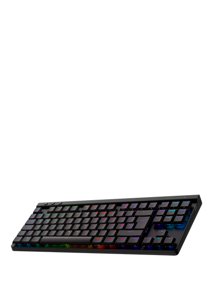 Logitech G515 Lightspeed TKL Wireless Gaming Keyboard, Black, Black